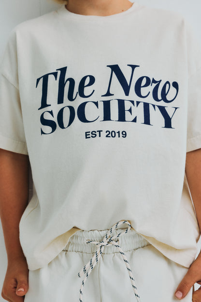 The New Society - Bonsai T-Shirt Ecru