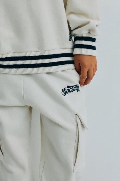 The New Society - Finnia Cargo Jogging Ecru