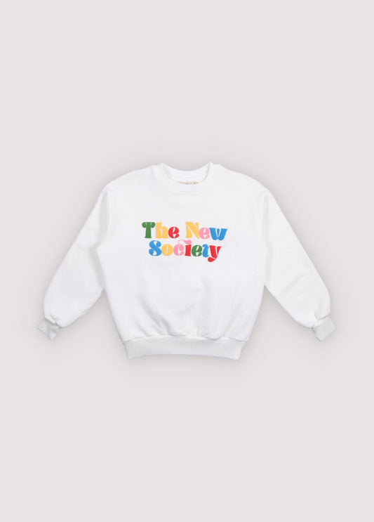 The New Society - Wisteria Sweatshirt Pure Cloud