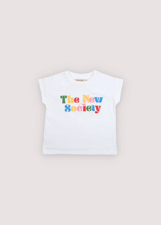 The New Society - Wisteria T-Shirt Pure Cloud