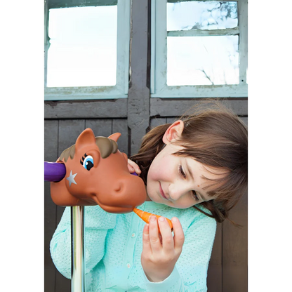Micro Step - Scootaheadz Pony Bruin – Verander je Step in een Hobby Horse