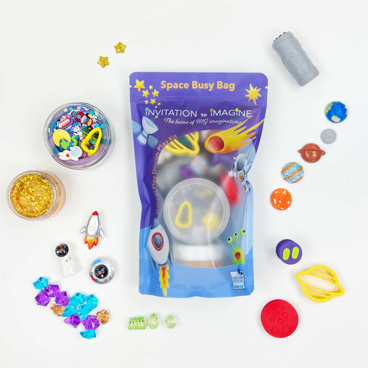 Invitation to Imagine - Space Busy Bag | Sensory Play Kit