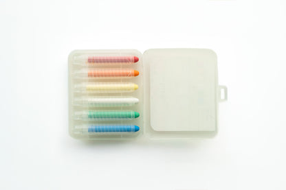 Tix & Mix - Colorful Crayons Set  “Lipstick Style” (set van 6)