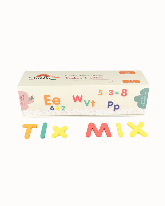Tix & Mix - Learn Numbers & Letters Set (77 stuks)