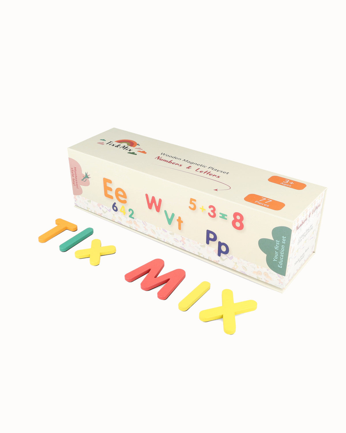 Tix & Mix - Learn Numbers & Letters Set (77 stuks)