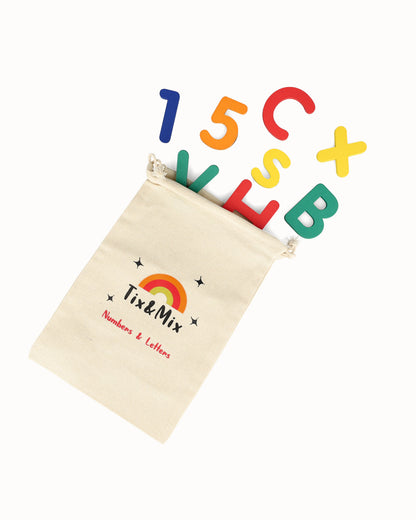 Tix & Mix - Learn Numbers & Letters Set (77 stuks)