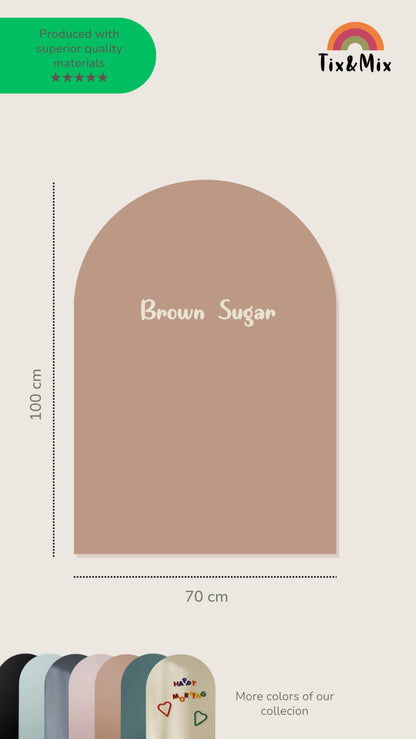 Tix & Mix - Magnetic Wall Board - Brown Sugar