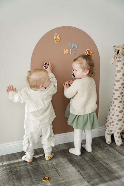 Tix & Mix - Magnetic Wall Board - Brown Sugar
