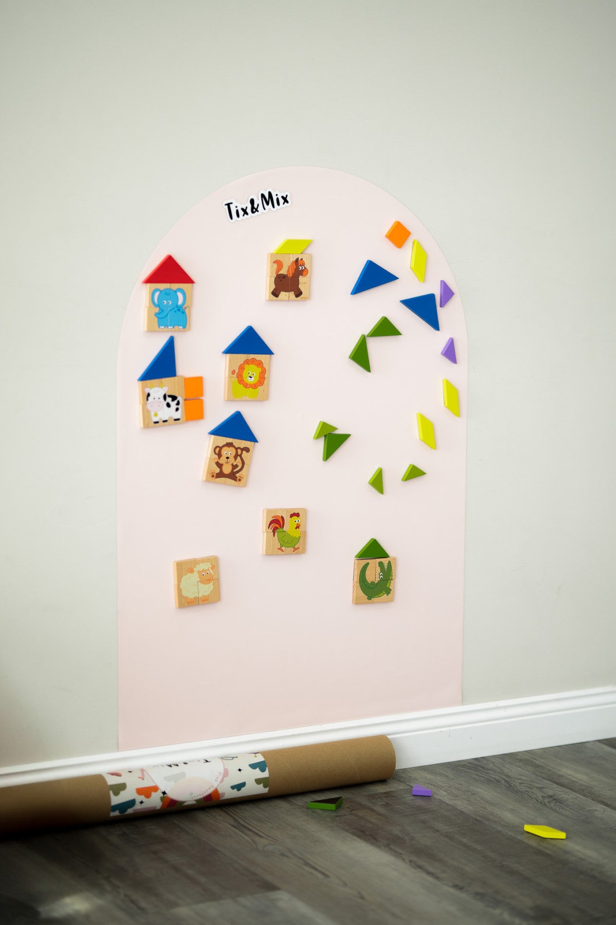 Tix & Mix - Magnetic Wall Board - Pink Sweetness