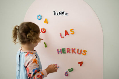 Tix & Mix - Magnetic Wall Board - Pink Sweetness