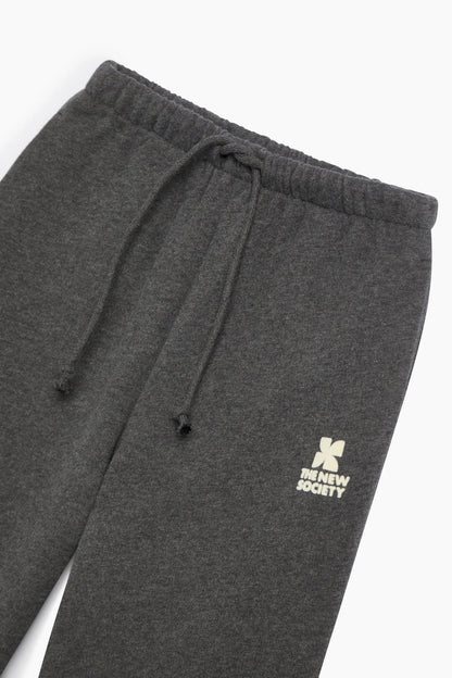The New Society - TNS Logo Jogging | Dark Grey Melange