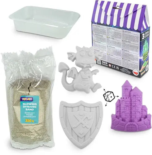 Tuban - Kit – Glowing Sand in the Dark | Glow in the Dark Speelzand