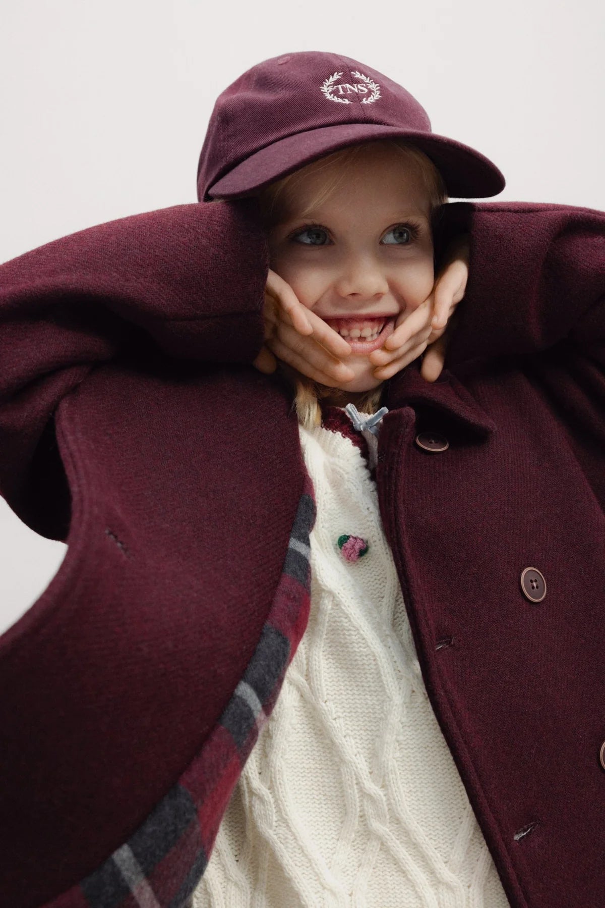 The New Society - Vale Coat | Burgundy