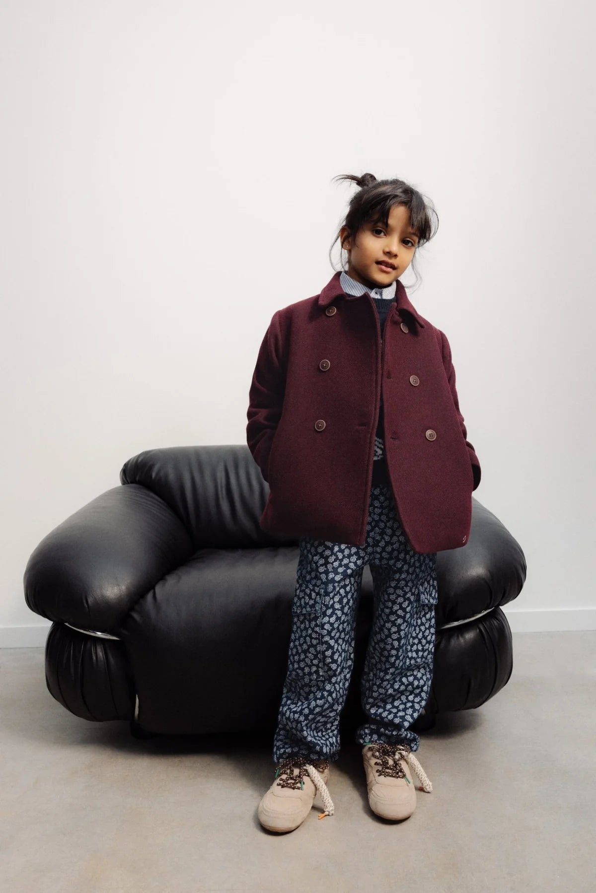 The New Society - Vale Coat | Burgundy
