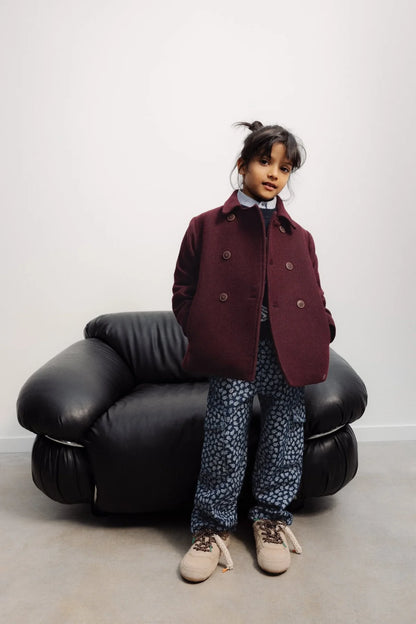 The New Society - Vale Coat | Burgundy