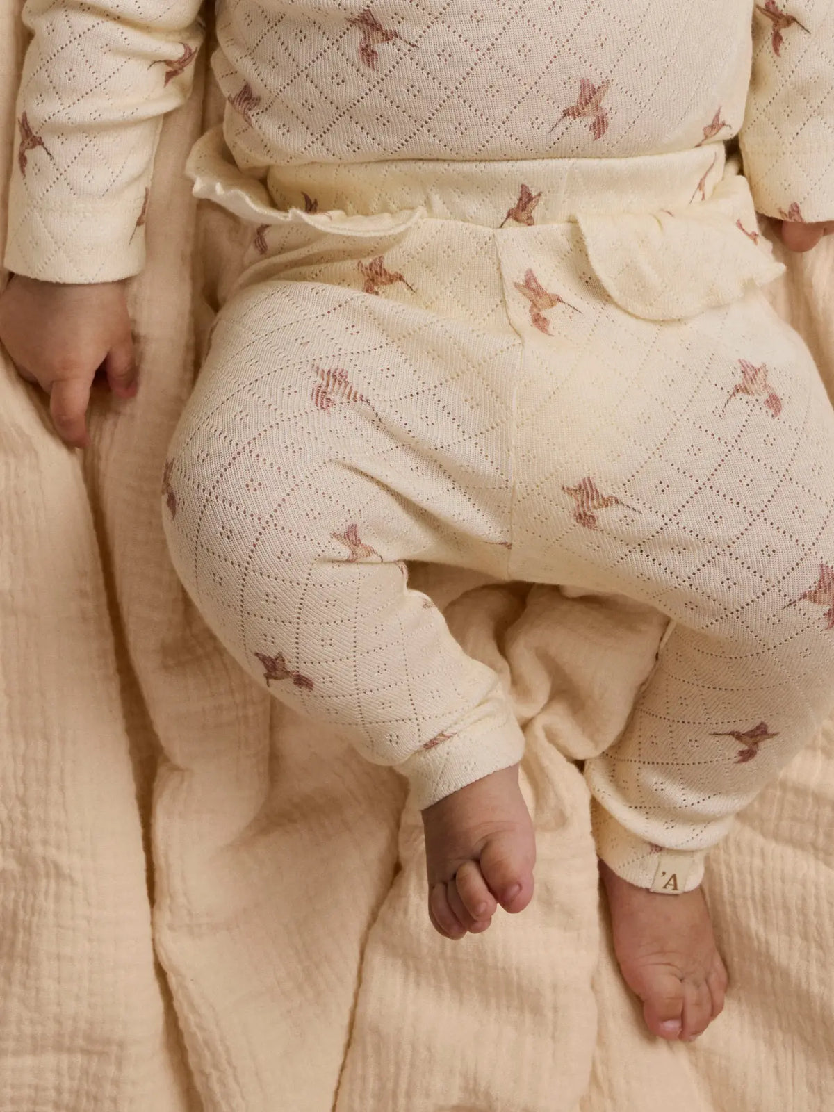 Lil' Atelier - Baby Romper Sille Slim Body | Coconut Milk