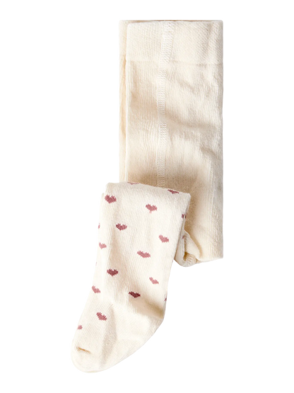 Lil' Atelier - Baby Pantyhose tights Hearts | Withered Rose