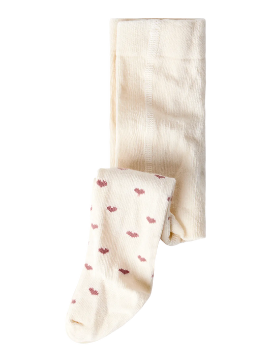 Lil' Atelier - Baby Pantyhose tights Hearts | Withered Rose