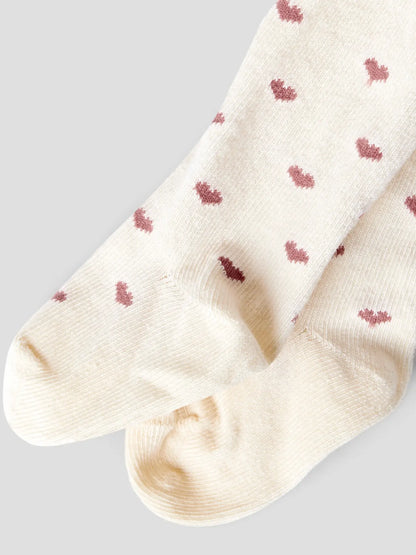 Lil' Atelier - Baby Pantyhose tights Hearts | Withered Rose