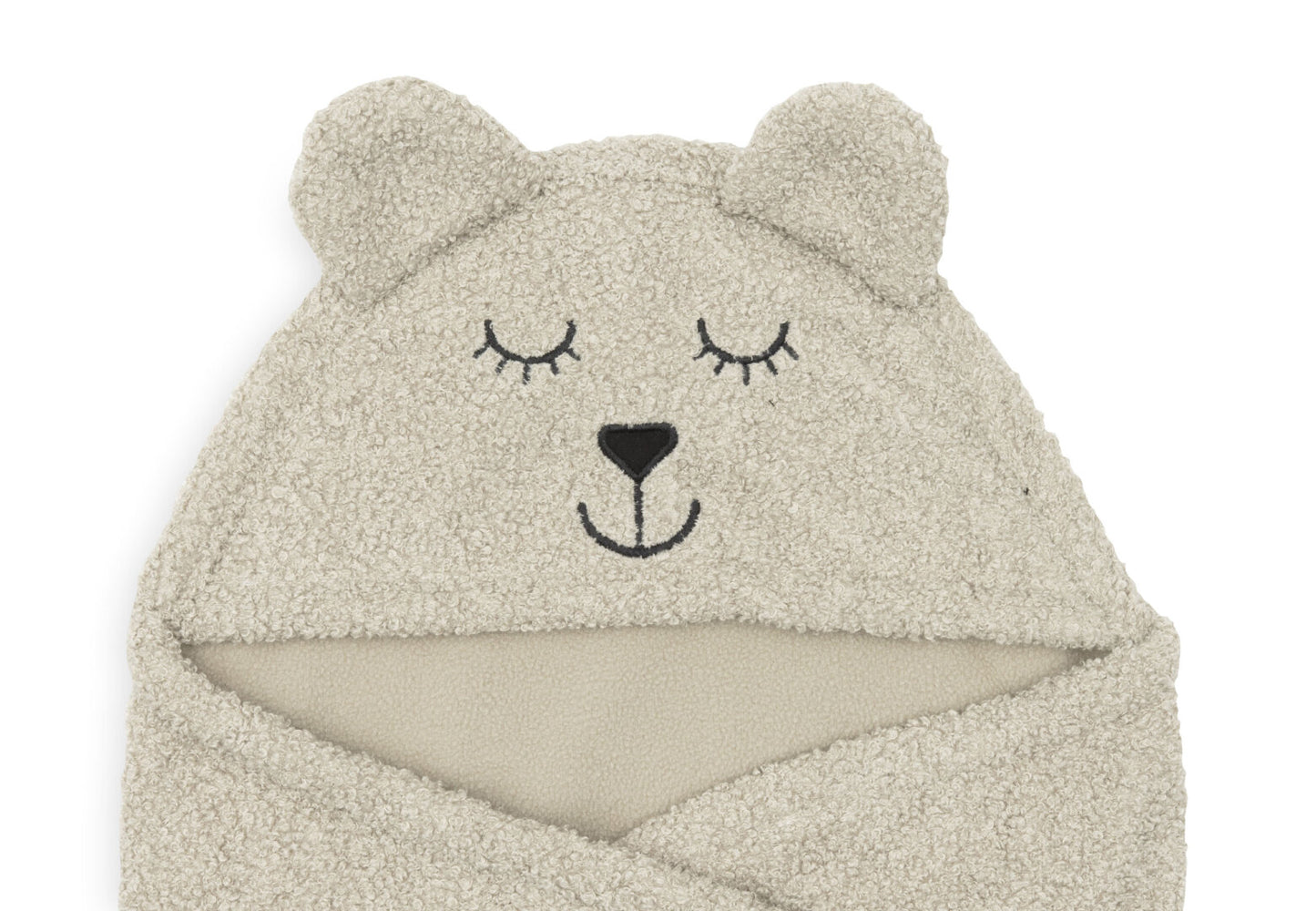 Jollein Wikkeldeken Bear Boucle - Olive Green