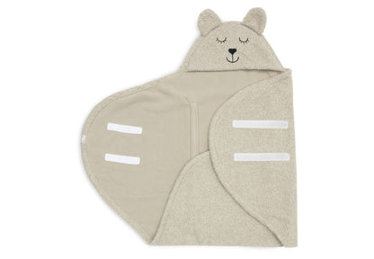 Jollein Wikkeldeken Bear Boucle - Olive Green