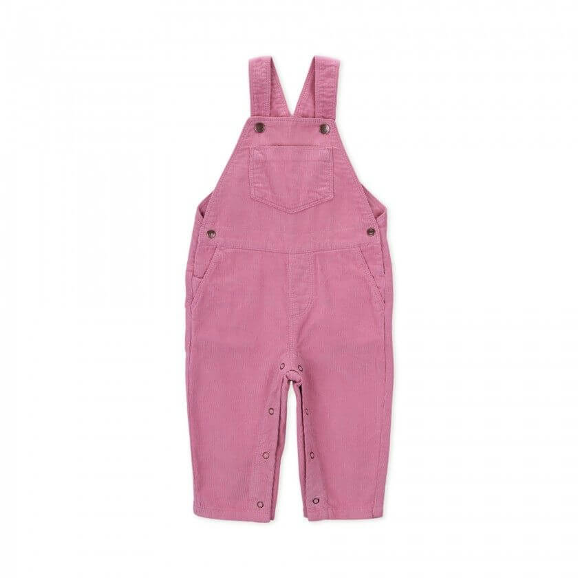 Corduroy baby-overall fuchsia