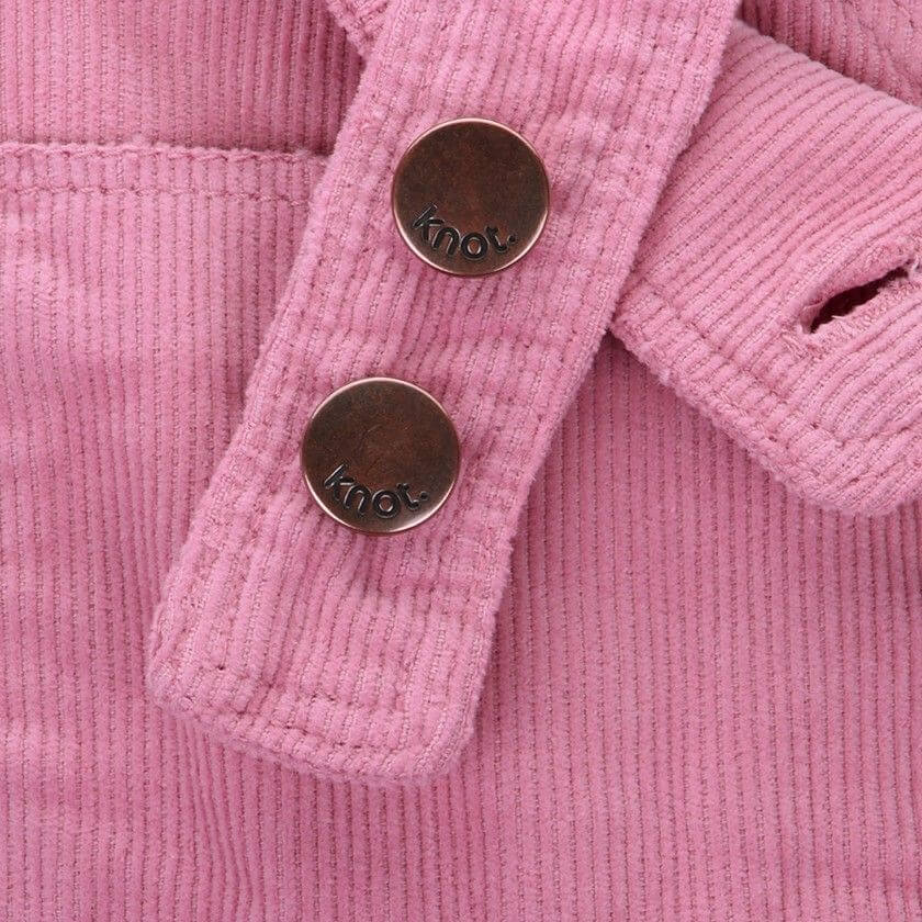 Corduroy baby-overall fuchsia