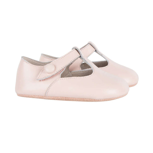 Mary Jane soft Pink Baby Slipper