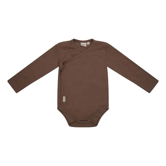 Baby Romper lange mouw, Caribou