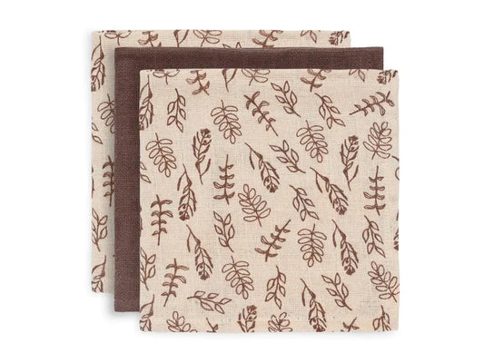 Jollein Hydrofiel Monddoekje - Meadow Chestnut (3 Stuks)
