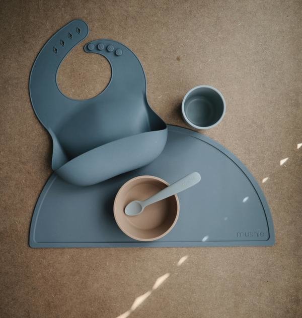 Mushie - Silicone Bib Tradewinds