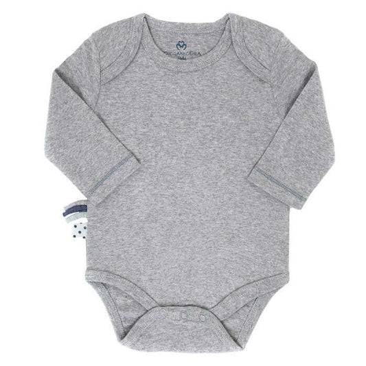 OrganicEra Baby Romper Bodysuit, grijs