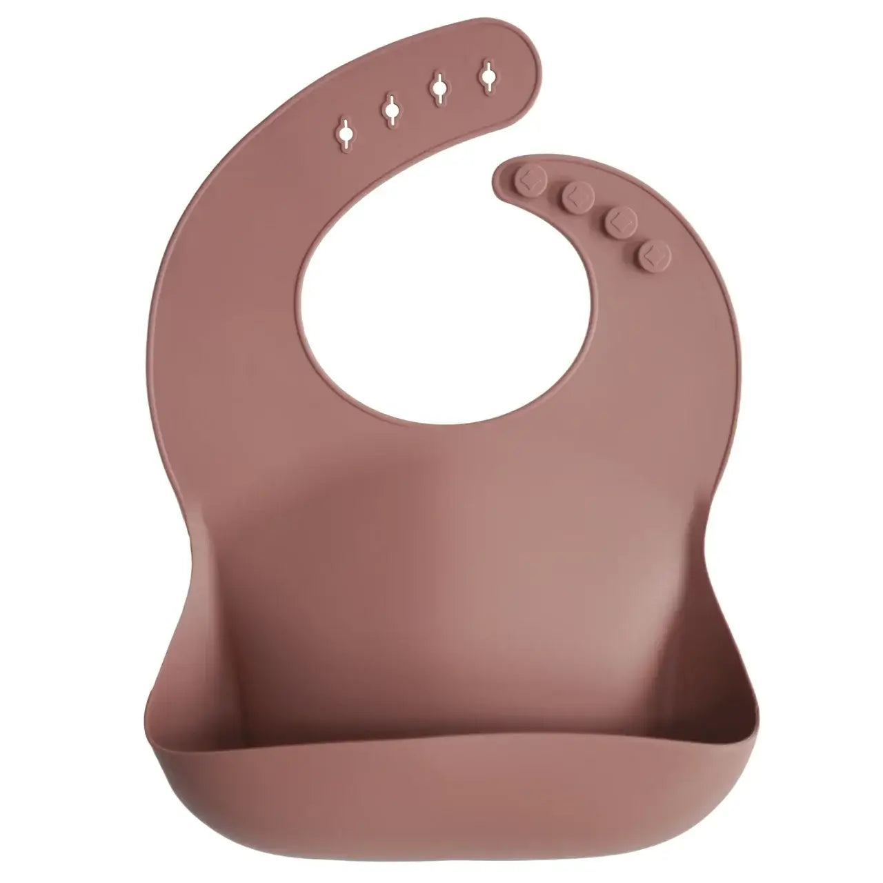 Mushie Silicone Bib - Woodchuck