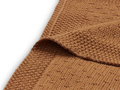 Jollein Deken Wieg 75x100cm Bliss Knit - Caramel
